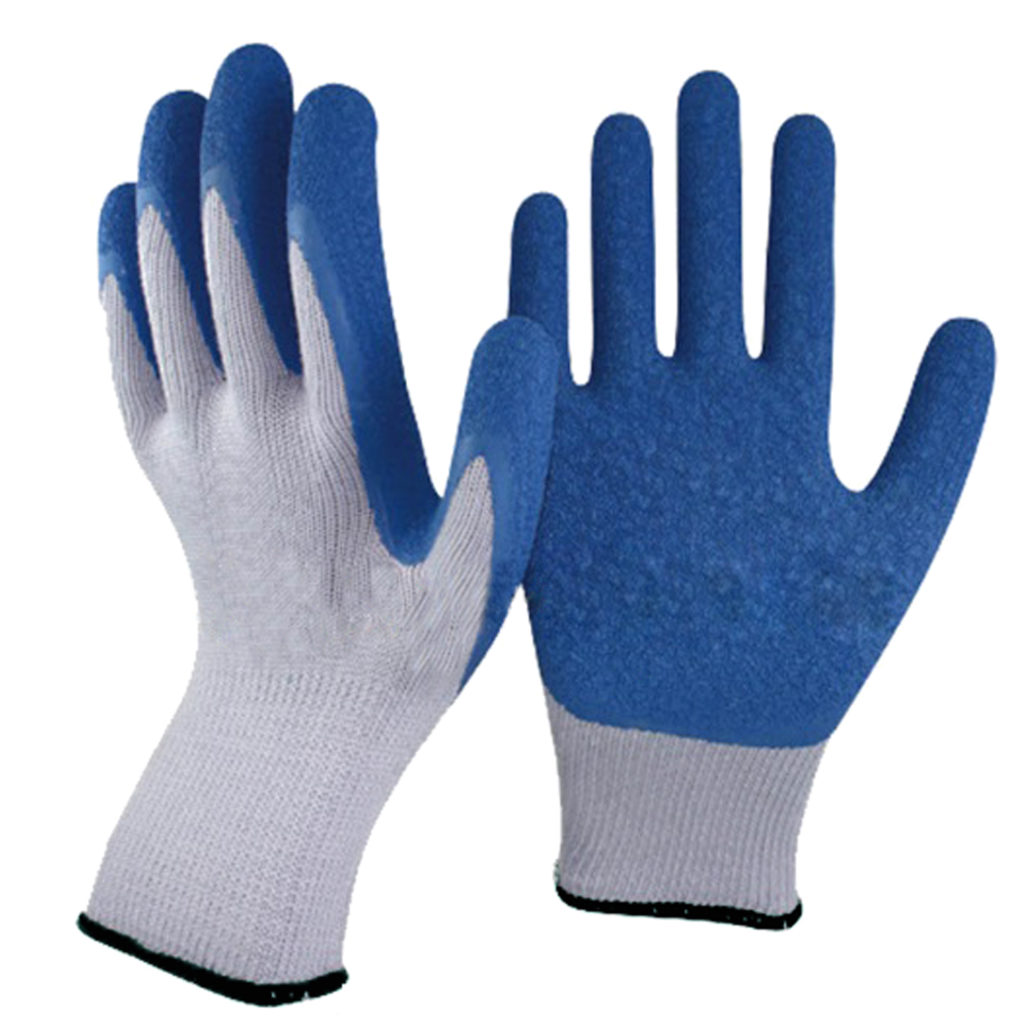 Gauge Cotton/Poly Economy Knit with Latex Palm Glove 10902-G/B ...